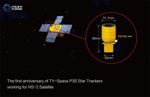 Orbital aAnniversary of the orbiting of the HS-2 satellite